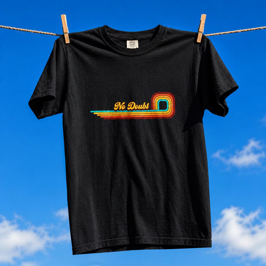 Comfort Colors® No Doubt Band Unisex T-Shirt, 90s Ska Punk Rock Graphic Tee, Tragic Kingdom Era Orange Shirt, Retro Gwen Stefani Fan Gift
