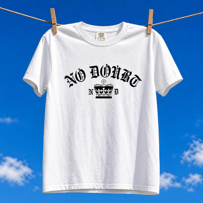 Comfort Colors® No Doubt Band Unisex T-Shirt, 90s Ska Punk Rock Graphic Tee, Tragic Kingdom Era Orange Shirt, Retro Gwen Stefani Fan Gift