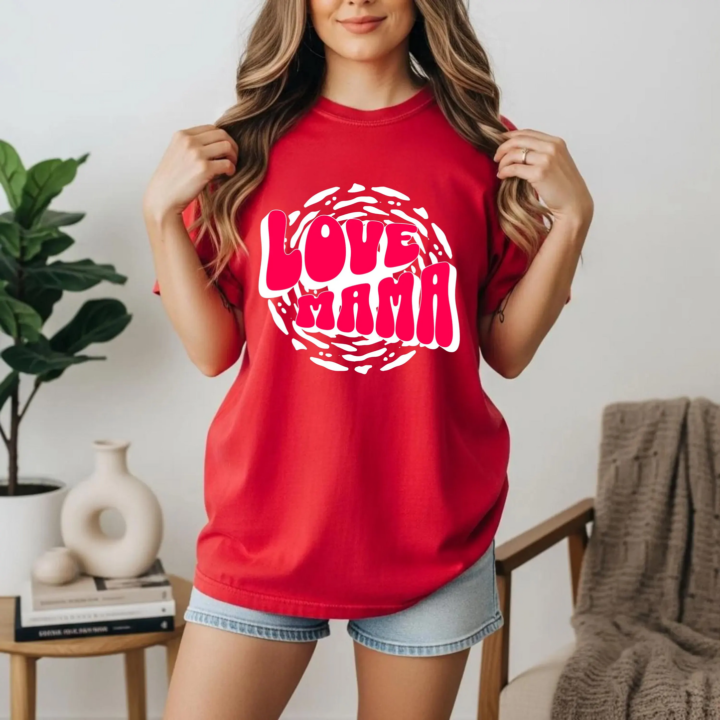 Comfort Colors® Love Mama Shirt Shirt, Trendy Mama Shirt, Mom Life Tee, Oversized Graphic Mom TShirt, Cool Mom Club Shirt, Mothers Day Gift