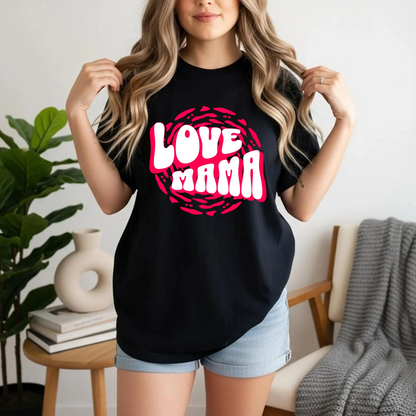 Comfort Colors® Love Mama Shirt Shirt, Trendy Mama Shirt, Mom Life Tee, Oversized Graphic Mom TShirt, Cool Mom Club Shirt, Mothers Day Gift