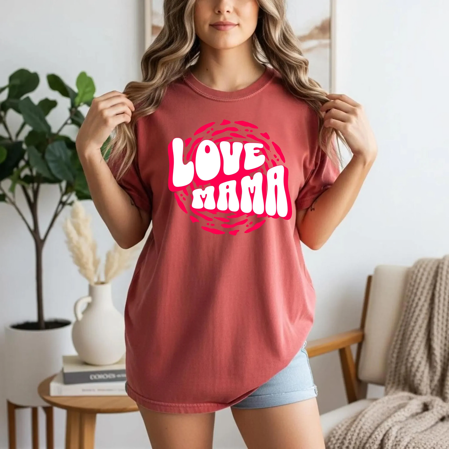 Comfort Colors® Love Mama Shirt Shirt, Trendy Mama Shirt, Mom Life Tee, Oversized Graphic Mom TShirt, Cool Mom Club Shirt, Mothers Day Gift