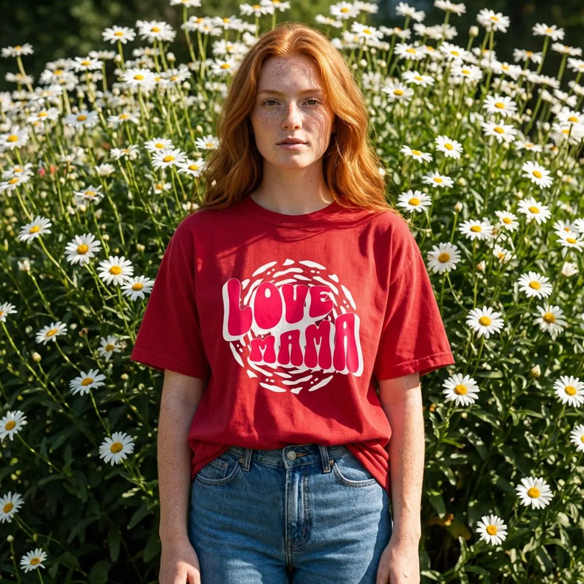 Comfort Colors® Love Mama Shirt Shirt, Trendy Mama Shirt, Mom Life Tee, Oversized Graphic Mom TShirt, Cool Mom Club Shirt, Mothers Day Gift