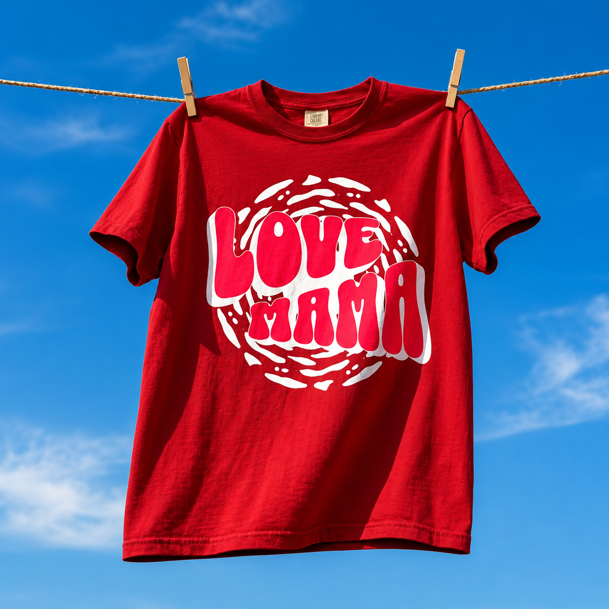 Comfort Colors® Love Mama Shirt Shirt, Trendy Mama Shirt, Mom Life Tee, Oversized Graphic Mom TShirt, Cool Mom Club Shirt, Mothers Day Gift