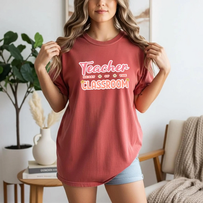 Comfort Colors® Teacher Heart of the Classroom Shirt, Teacher Appreciation Gift, Teacher Tee, Back to School Shirt, End of Year Teacher Gift