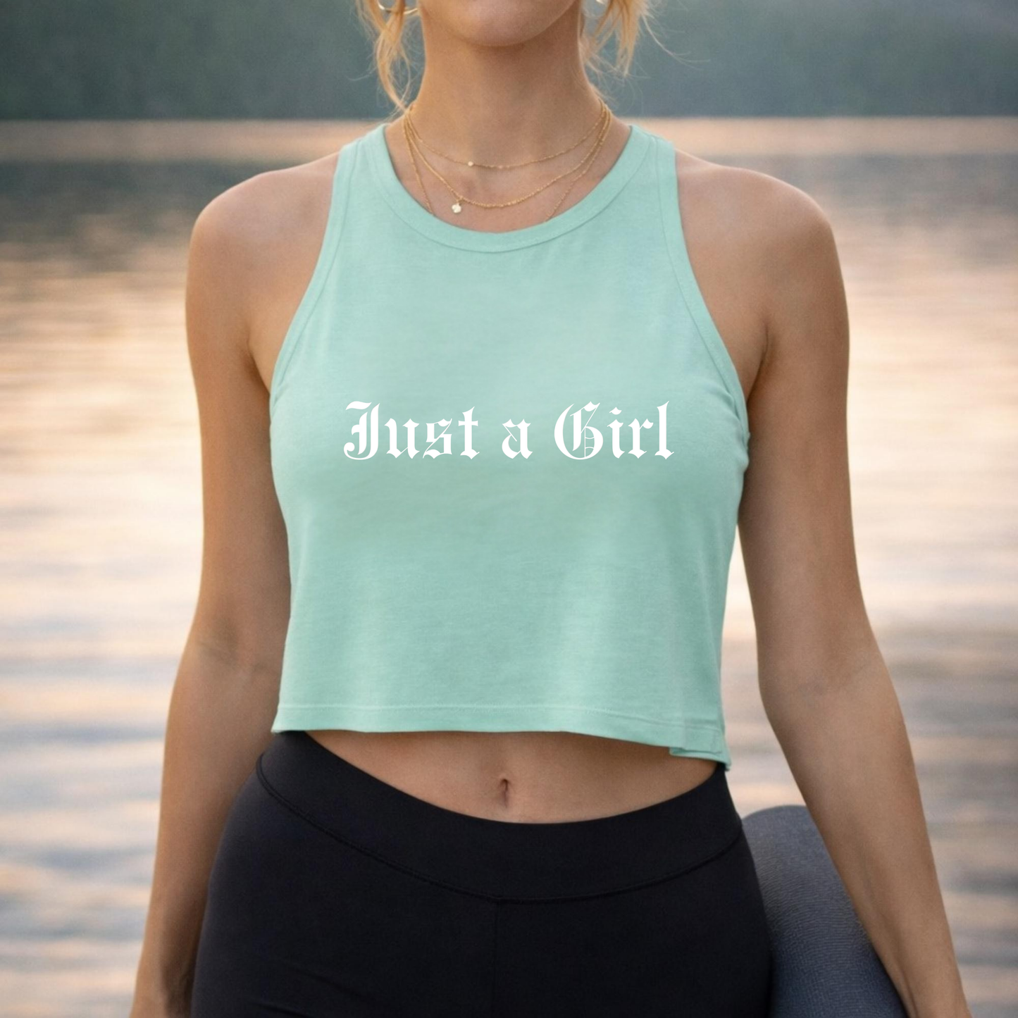 Just a girl Tee Tank top, Vintage-Inspired Rock Shirt,  Just a Girl shirt, Tragic Kingdom Design - Im Just a Girl
