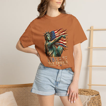 Comfort Colors® Sophie Cunningham Point Signature Basketball Shirt, Lady Liberty T-Shirt