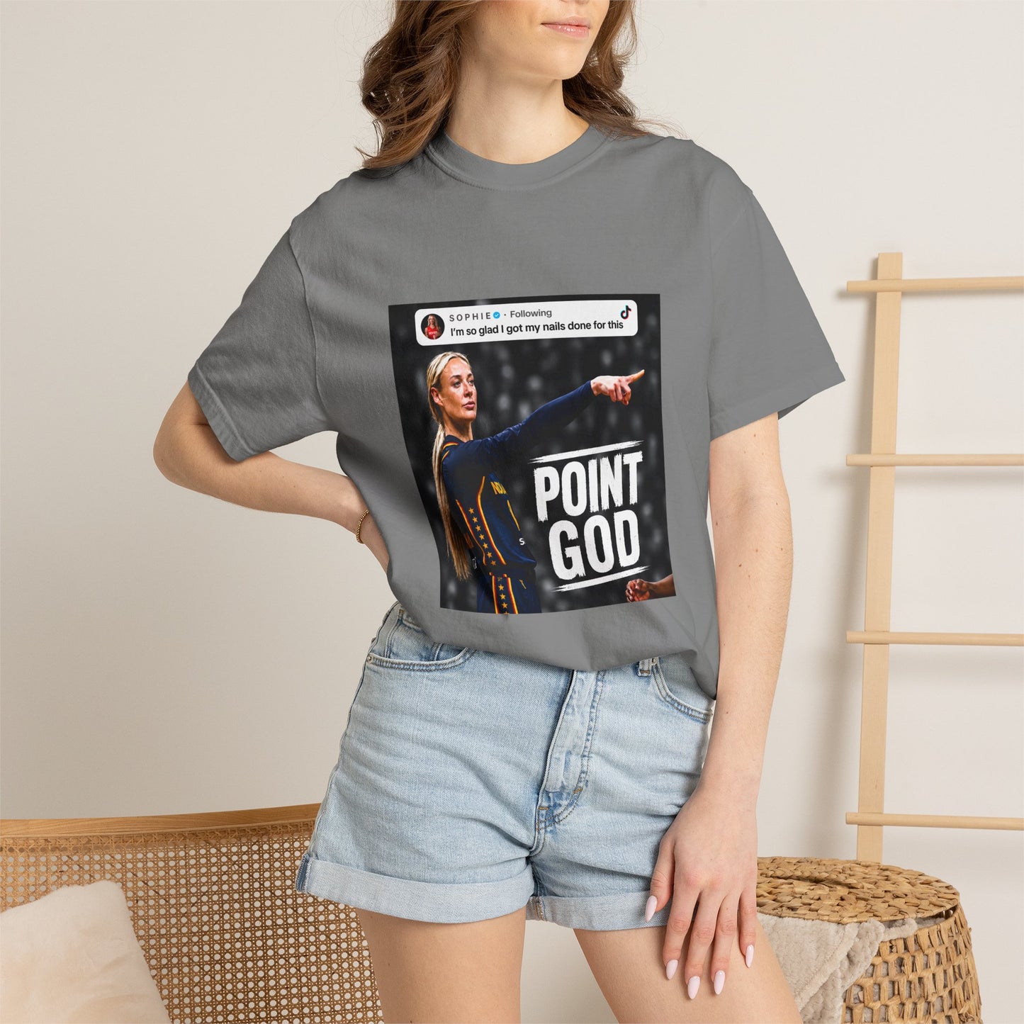 Comfort Colors® Sophie Cunningham Point Signature Basketball Shirt