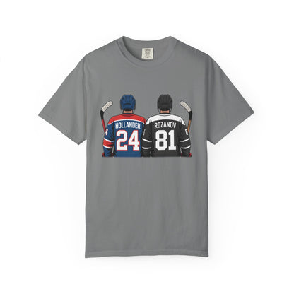 Comfort Colors® Hollander & Rosanov, Heated-Rivalry Hollander Rozanov Hockey T-Shirt