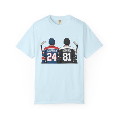 Comfort Colors® Hollander & Rosanov, Heated-Rivalry Hollander Rozanov Hockey T-Shirt