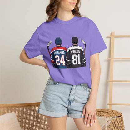 Comfort Colors® Hollander & Rosanov, Heated-Rivalry Hollander Rozanov Hockey T-Shirt