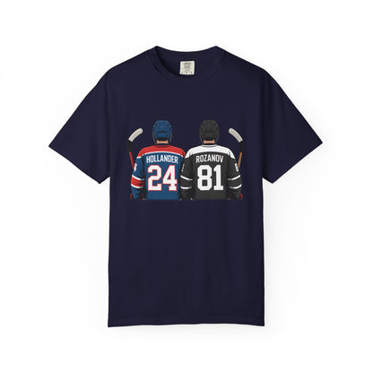 Comfort Colors® Hollander & Rosanov, Heated-Rivalry Hollander Rozanov Hockey T-Shirt