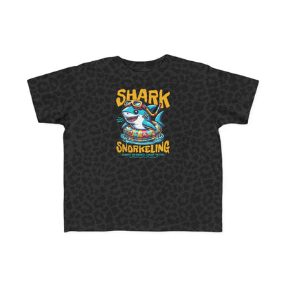 Shark Snorkeling Toddler Shirt, Funny Kids Beach Tee, Shark Graphic Tshirt, Summer Vacation Shirt for Boys Girls, Pool Party Gift for Kids