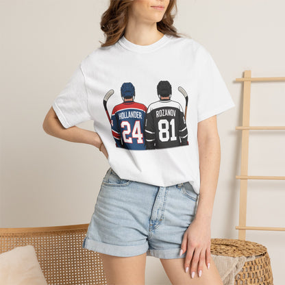 Comfort Colors® Hollander & Rosanov, Heated-Rivalry Hollander Rozanov Hockey T-Shirt