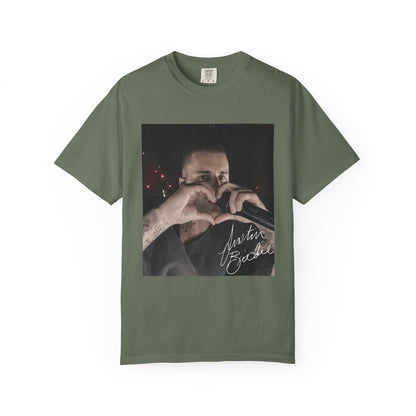 Comfort Colors® Justin Bieber Heart Sign Vintage Shirt, Retro Music T-Shirt, Tour 2026 Tee