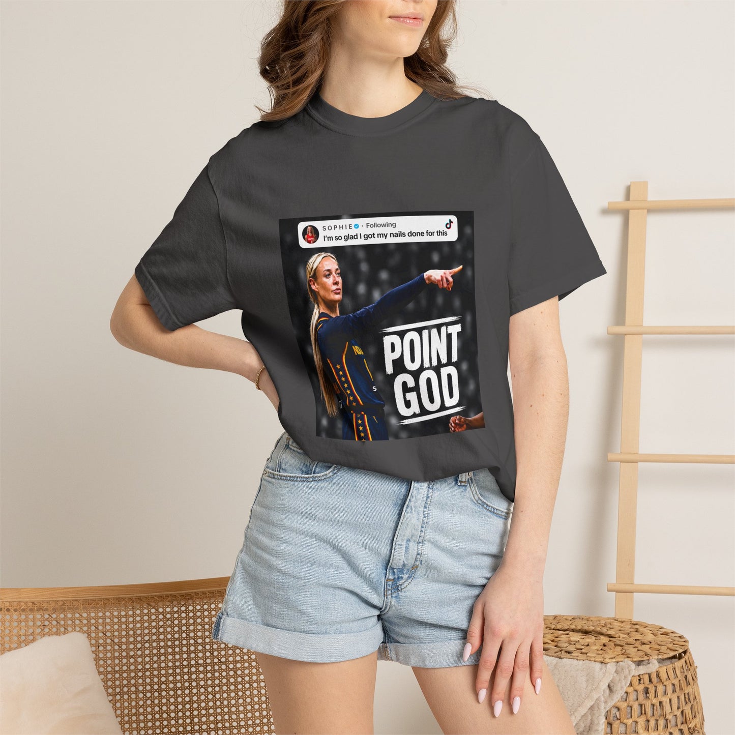 Comfort Colors® Sophie Cunningham Point Signature Basketball Shirt