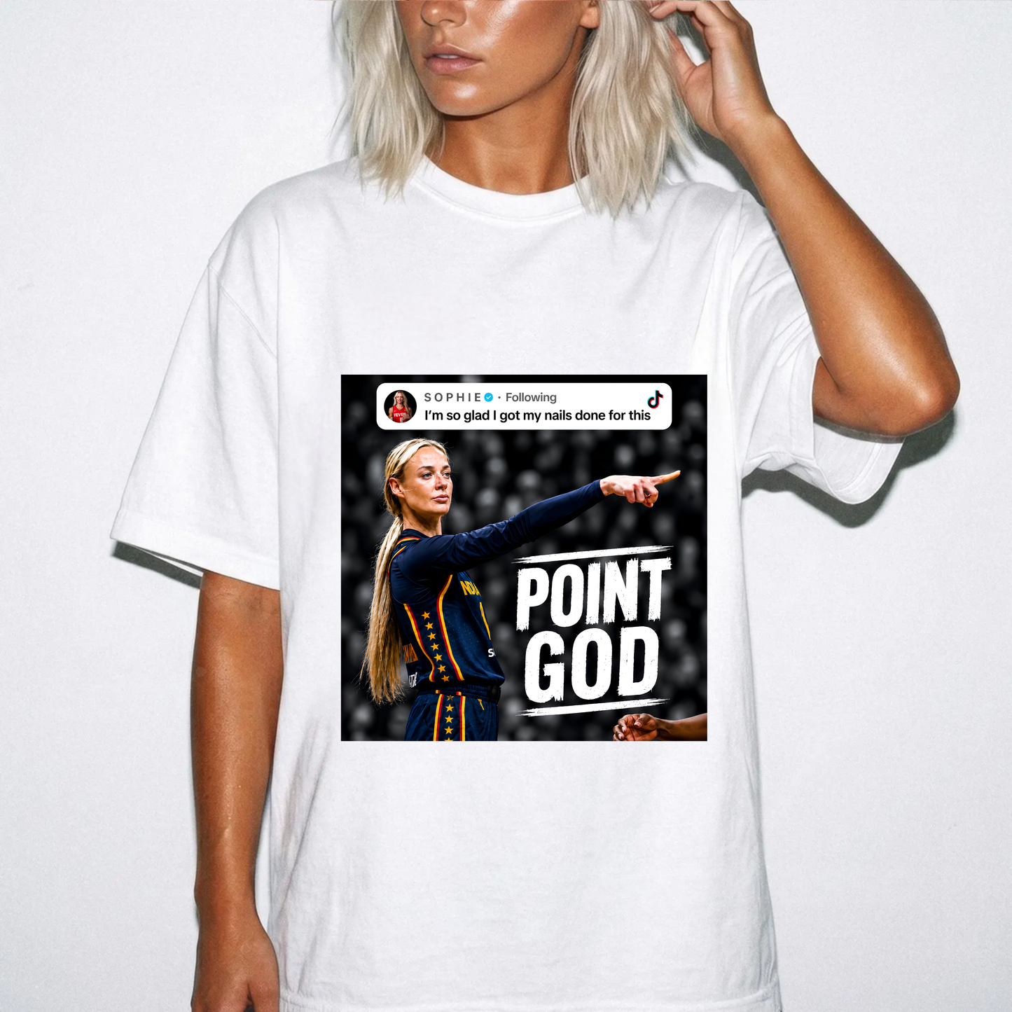 Comfort Colors® Sophie Cunningham Point Signature Basketball Shirt