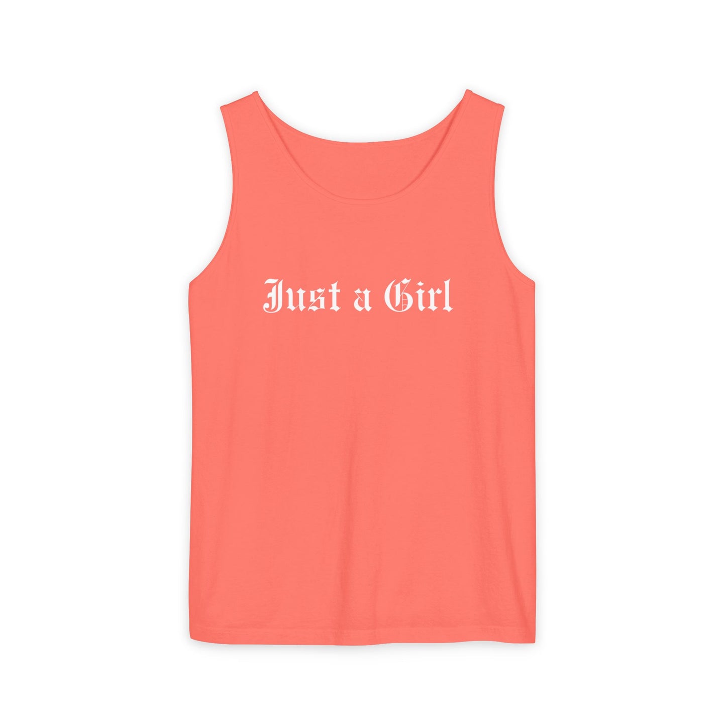 Just a girl Tee Tank top, Vintage-Inspired Rock Shirt,  Just a Girl shirt, Tragic Kingdom Design - Im Just a Girl