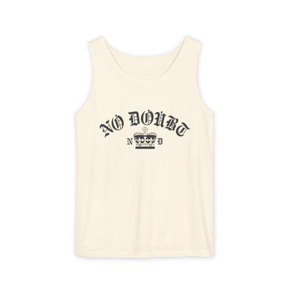 Comfort Colors® No Doubt Band Unisex Tanktop, 90er Ska Punk Rock Grafik-T-Shirt, Tragic Kingdom Ära Orange Crop Top, Retro Gwen Stefani Fan Geschenk