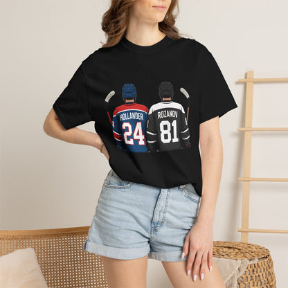 Comfort Colors® Hollander & Rosanov, Heated-Rivalry Hollander Rozanov Hockey T-Shirt