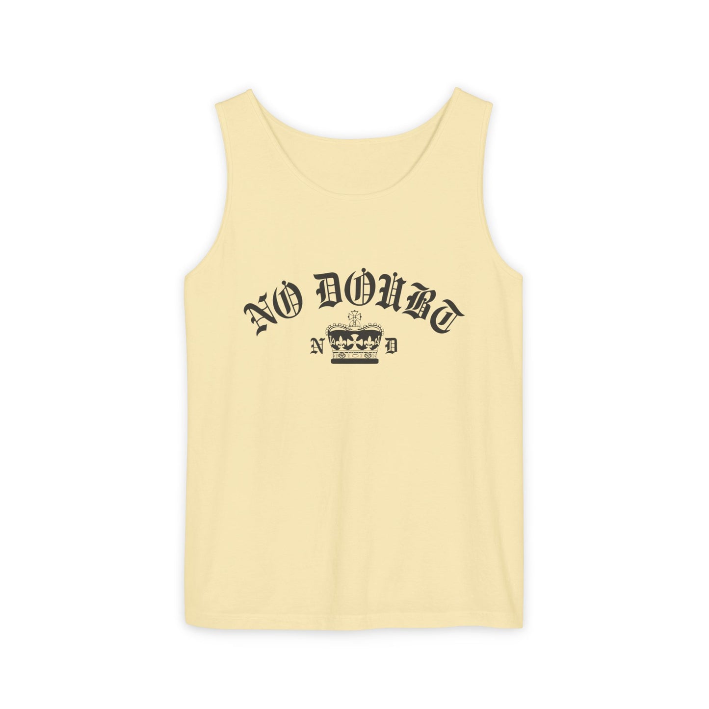 Comfort Colors® No Doubt Band Unisex Tanktop, 90er Ska Punk Rock Grafik-T-Shirt, Tragic Kingdom Ära Orange Crop Top, Retro Gwen Stefani Fan Geschenk