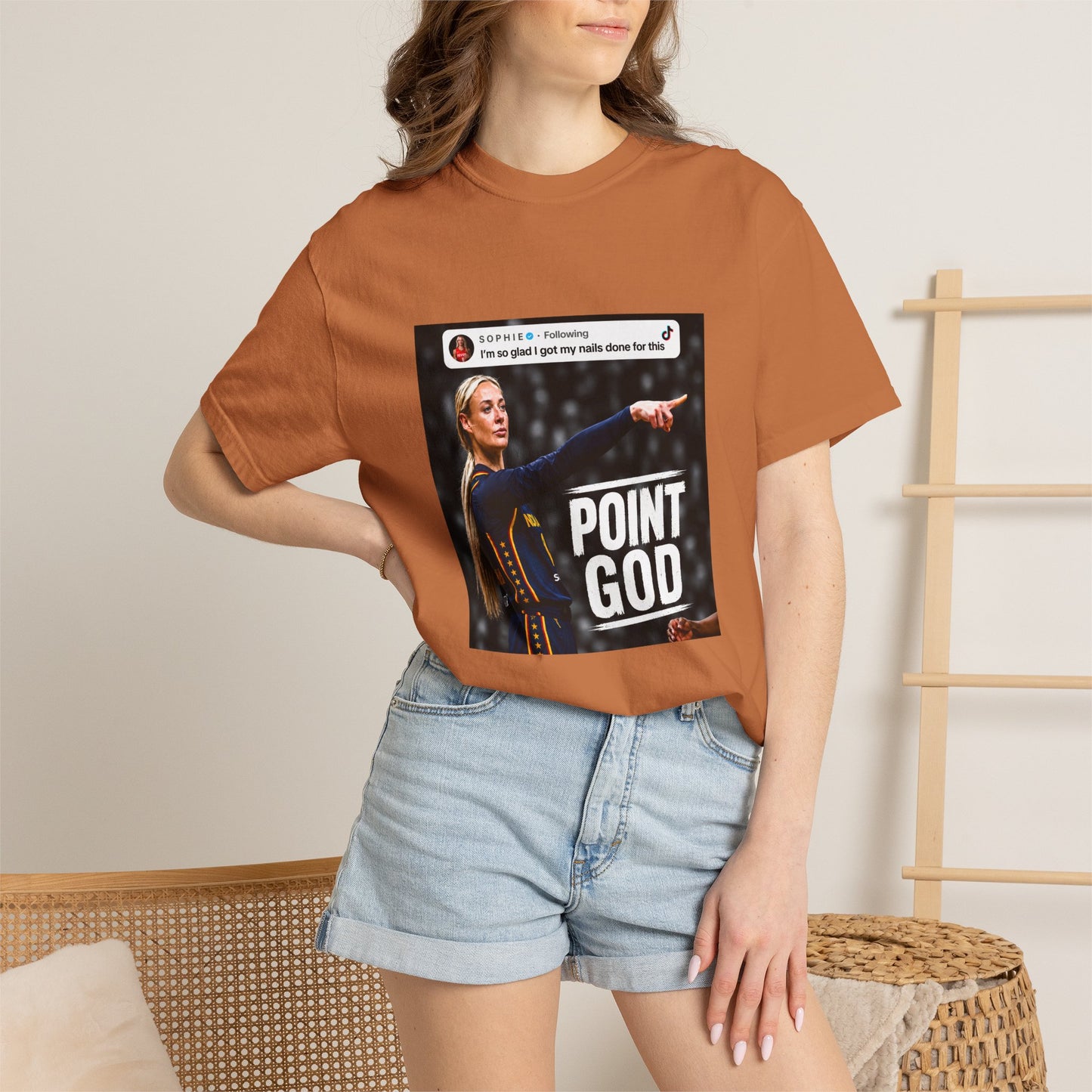 Comfort Colors® Sophie Cunningham Point Signature Basketball Shirt