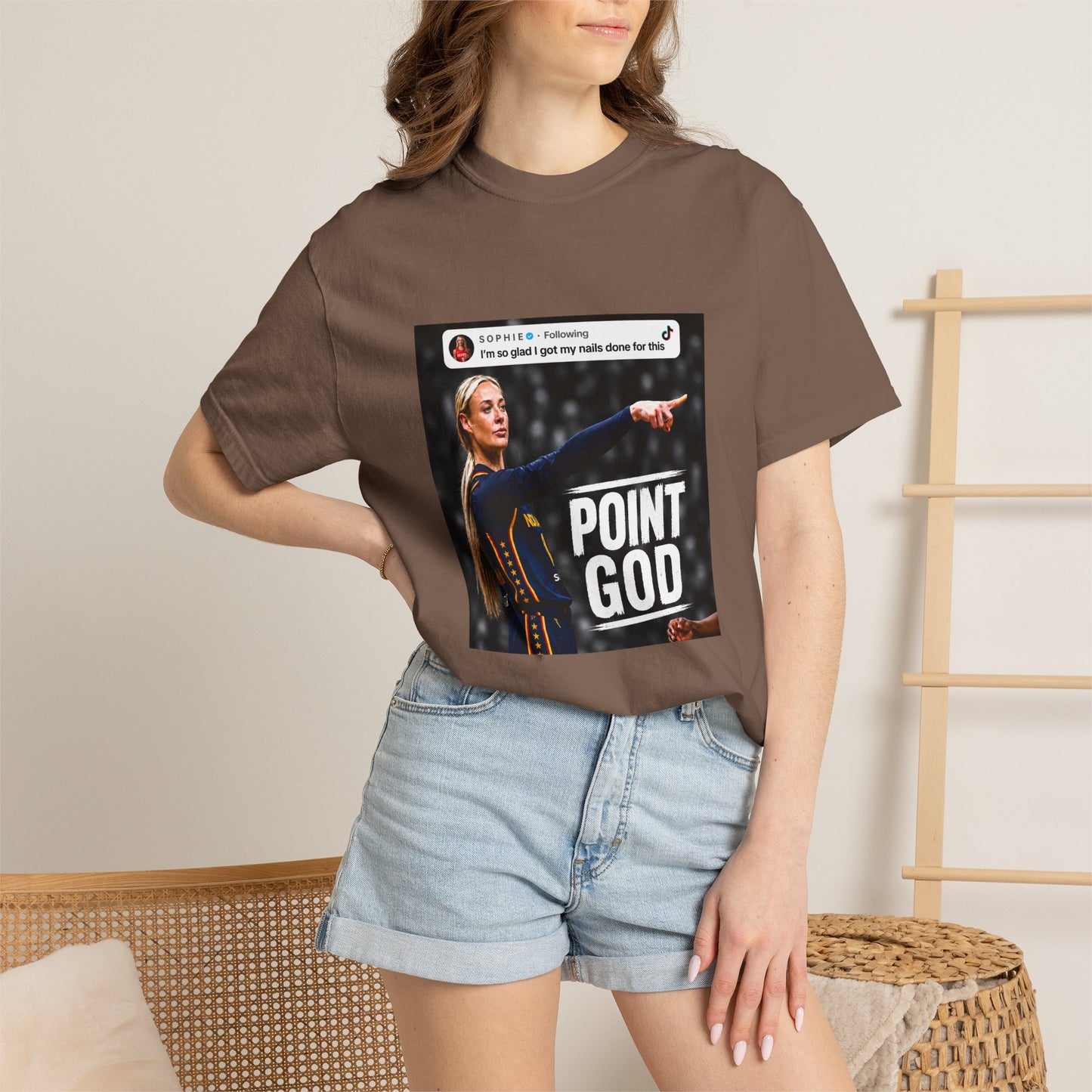Comfort Colors® Sophie Cunningham Point Signature Basketball Shirt