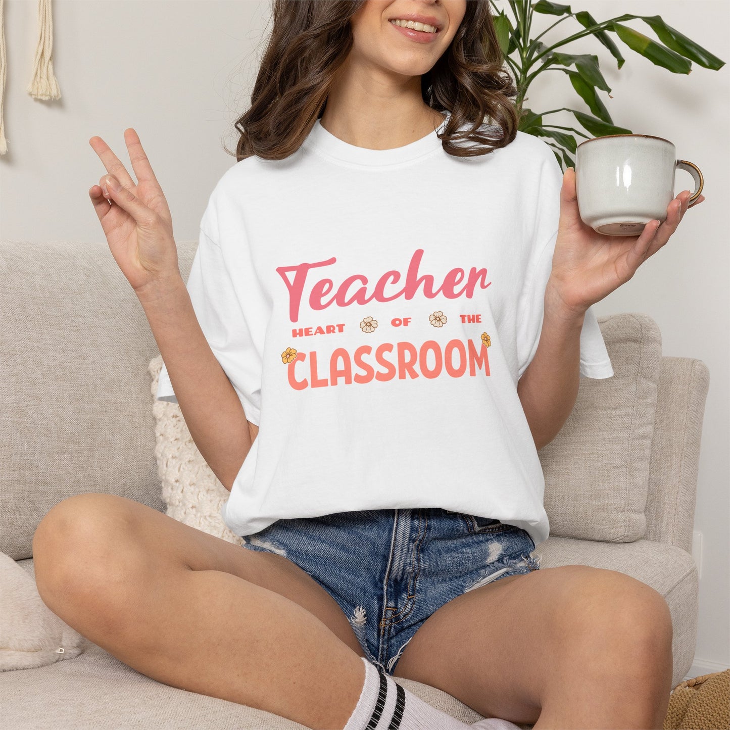 Comfort Colors® Teacher Heart of the Classroom Shirt, Teacher Appreciation Gift, Teacher Tee, Back to School Shirt, End of Year Teacher Gift