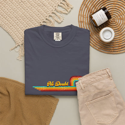 Comfort Colors® No Doubt Band Unisex T-Shirt, 90er Ska Punk Rock Grafik-T-Shirt, Tragic Kingdom Era Orange Shirt, Retro Gwen Stefani Fan Geschenk