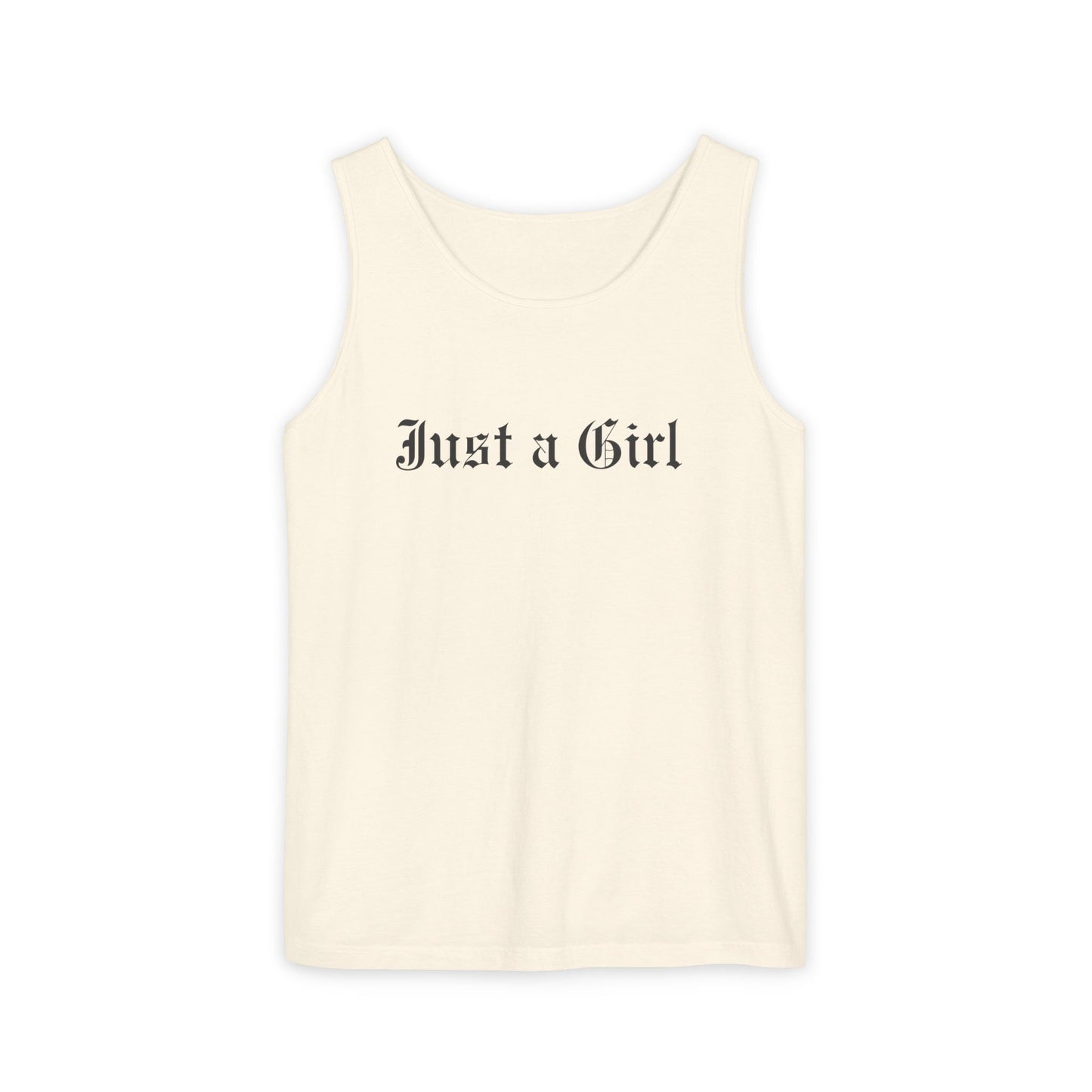Just a girl Tee Tank top, Vintage-Inspired Rock Shirt,  Just a Girl shirt, Tragic Kingdom Design - Im Just a Girl