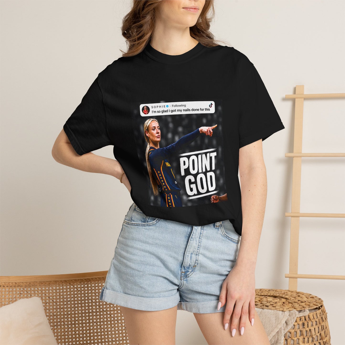 Comfort Colors® Sophie Cunningham Point Signature Basketball Shirt