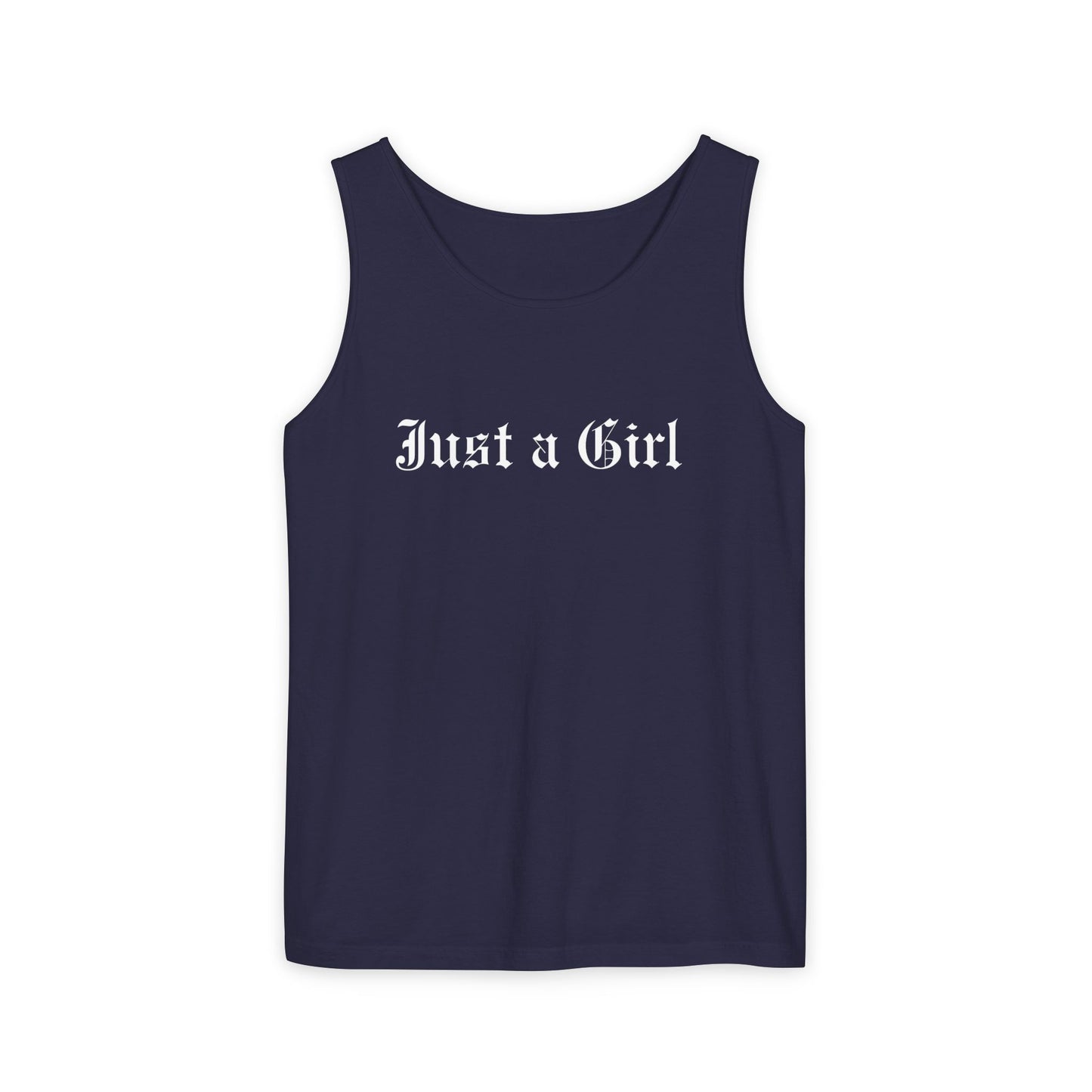 Just a girl Tee Tank top, Vintage-Inspired Rock Shirt,  Just a Girl shirt, Tragic Kingdom Design - Im Just a Girl