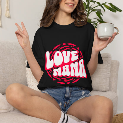 Comfort Colors® Love Mama Shirt Shirt, Trendy Mama Shirt, Mom Life Tee, Oversized Graphic Mom TShirt, Cool Mom Club Shirt, Mothers Day Gift