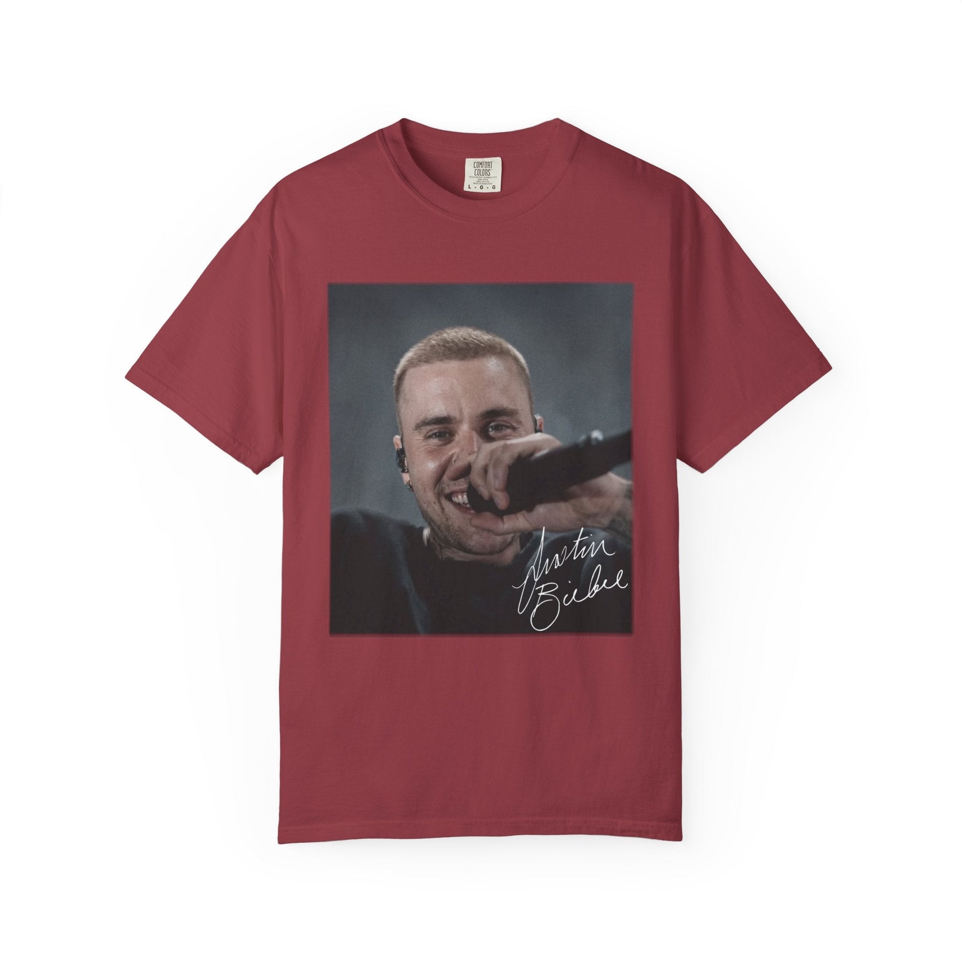 Comfort Colors® Justin Bieber Heart Sign Vintage Shirt, Retro Music T-Shirt, Tour 2026 Tee