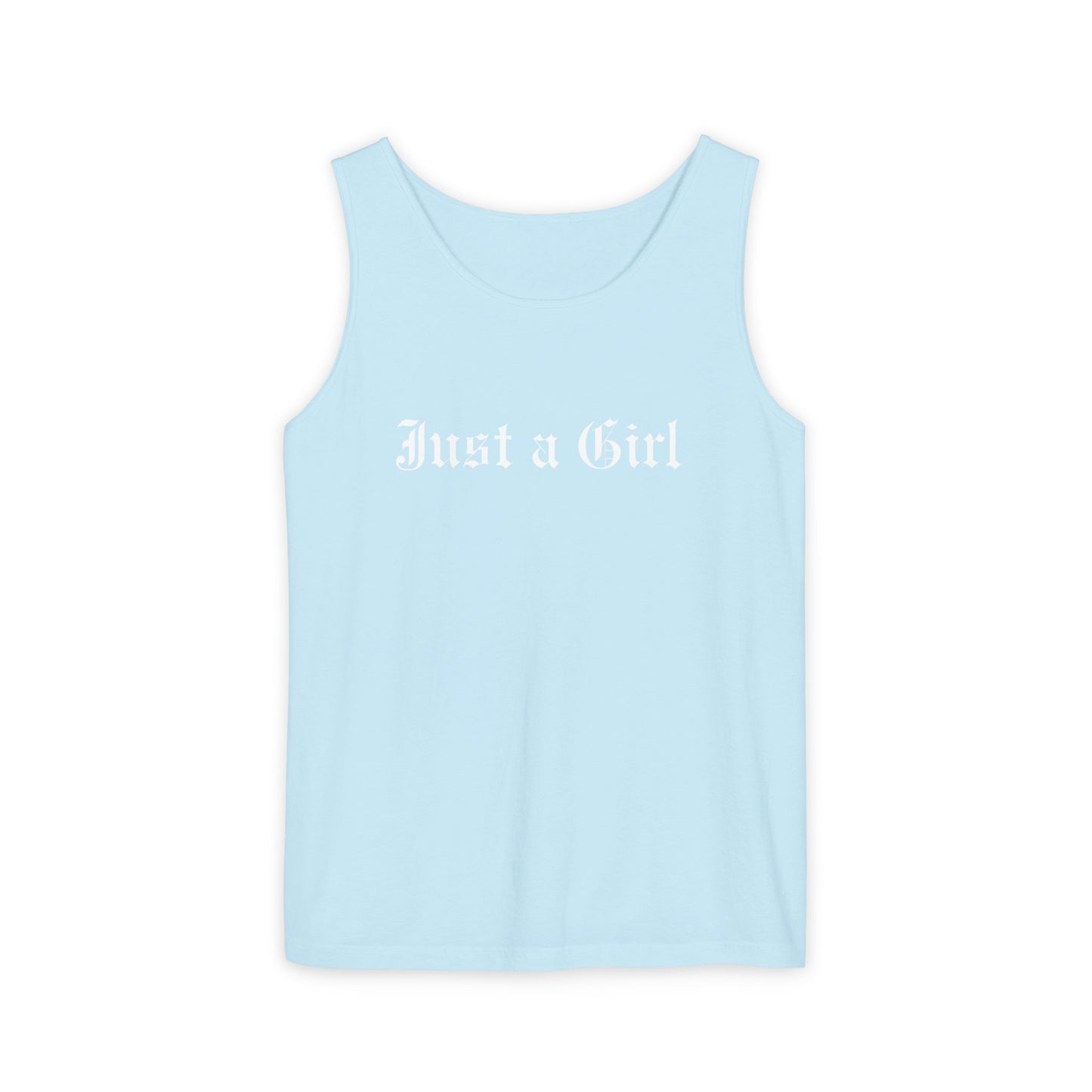 Just a girl Tee Tank top, Vintage-Inspired Rock Shirt,  Just a Girl shirt, Tragic Kingdom Design - Im Just a Girl