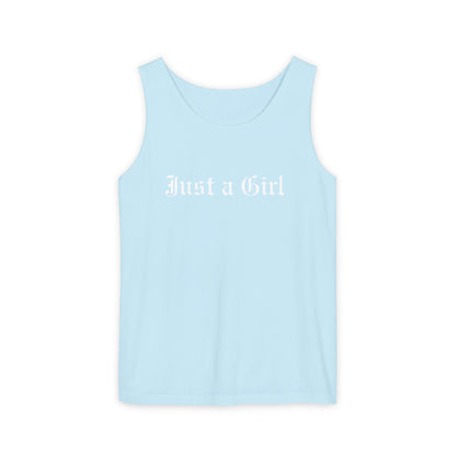 Just a girl Tee Tank top, Vintage-Inspired Rock Shirt,  Just a Girl shirt, Tragic Kingdom Design - Im Just a Girl