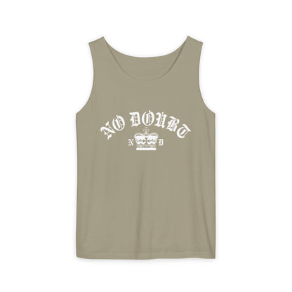 Comfort Colors® No Doubt Band Unisex Tanktop, 90er Ska Punk Rock Grafik-T-Shirt, Tragic Kingdom Ära Orange Crop Top, Retro Gwen Stefani Fan Geschenk