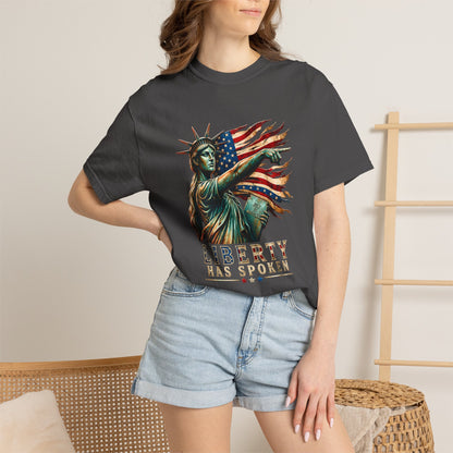 Comfort Colors® Sophie Cunningham Point Signature Basketball Shirt, Lady Liberty T-Shirt