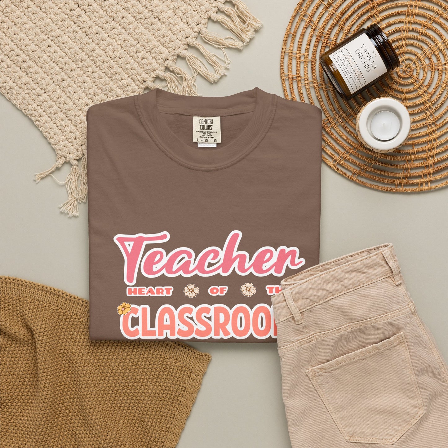 Comfort Colors® Teacher Heart of the Classroom Shirt, Teacher Appreciation Gift, Teacher Tee, Back to School Shirt, End of Year Teacher Gift