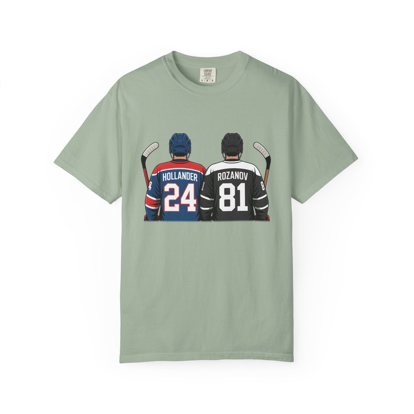 Comfort Colors® Hollander & Rosanov, Heated-Rivalry Hollander Rozanov Hockey T-Shirt