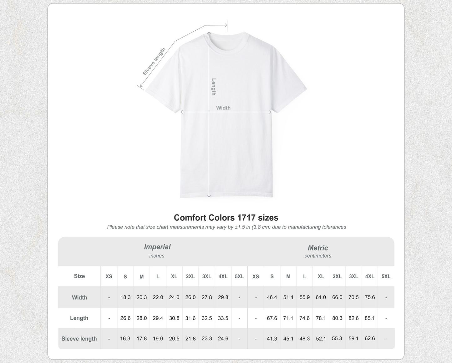 Comfort Colors® Custom Flag & Year World Cup Football Shirt