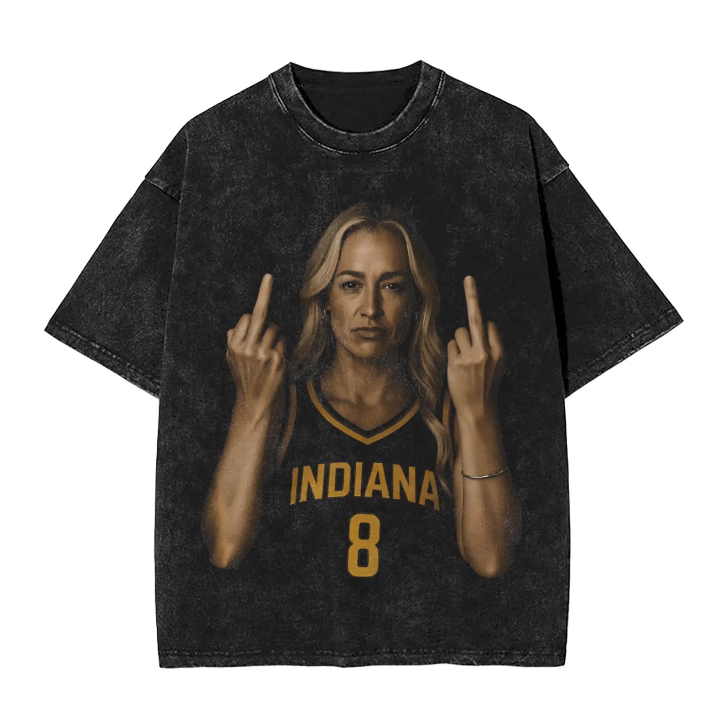 Washed T Shirt Sophie Cunningham T-Shirt High Street Basketball Point God Streetwear Short Sleeve Summer Tops Tees for Men Women