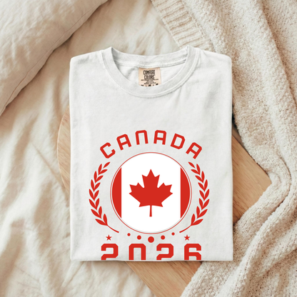 Comfort Colors® Custom Flag & Year World Cup Football Shirt
